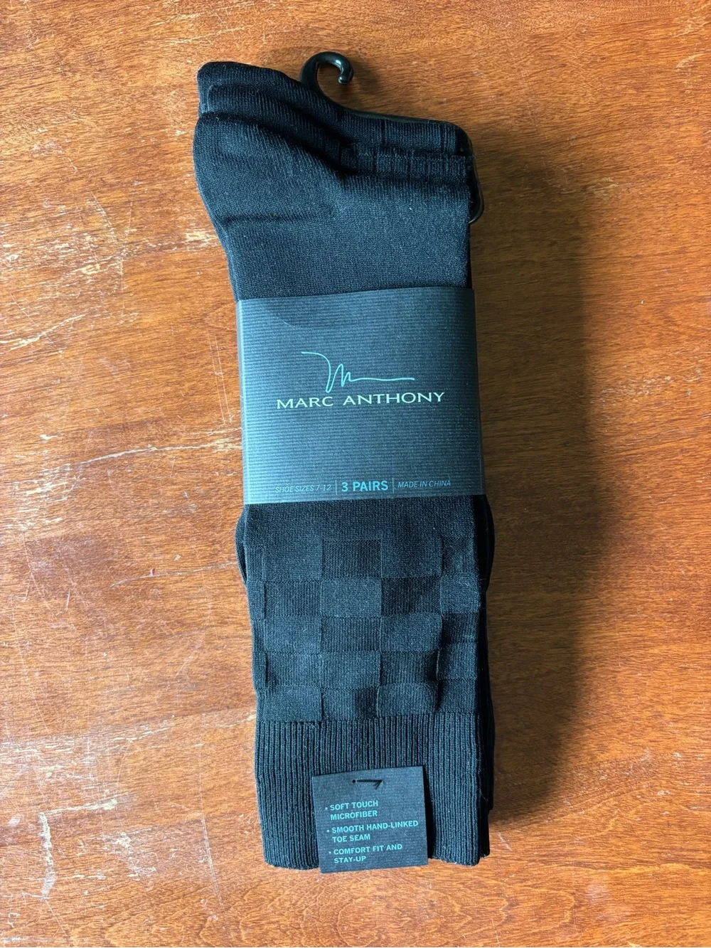 Marc Anthony Men’s Black Dress Socks set of 3